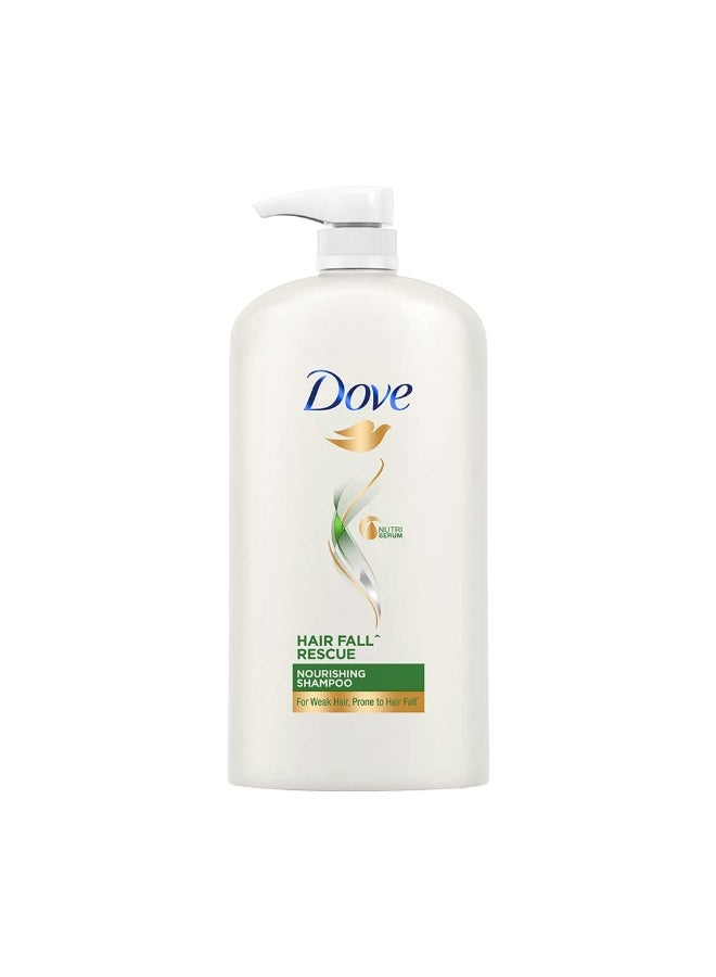 Dove Hair Fall Rescue Shampoo For Weak Hair Prone To Hairfall, Deeply Nourishes From Roots Up And Reduces Hair Fall By Up To 98%, 1 Ltr - Image 4